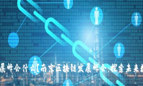 ## 南京区块链发展峰会什么？南京区块链发展峰会：探索未来数字经济的无限可能